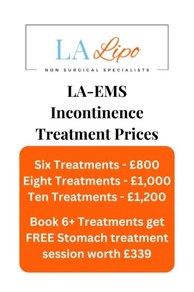 LA-EMS Incontinence Treatment Prices Luton