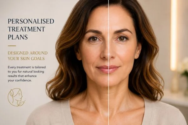Before and after results of Collagen Lift Therapy Luton
